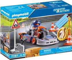 Go-Kart Racer Gift Set - Playmobil Sport & Action