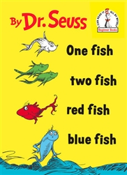 One Fish, Two Fish, Red Fish Blue Fish Book