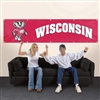 University of Wisconsin - Badgers Giant 8ft X 2ft Banner