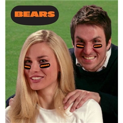 Chicago Bears Vinyl Face Decorations