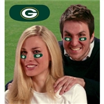 Green Bay Packers Vinyl Face Decorations