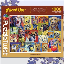 Doggone Crazy- Something's Amiss Puzzle Twist 1,000 Piece Puzzle