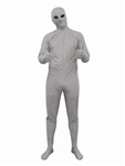 Alien Silver Bodysuit (44-48) Extra Large Adult Costume