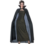 FULL LENGTH CAPE - BLACK