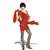 ROARIN' RED ADULT COSTUME - SMALL