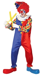 BUBBLES THE CLOWN ADULT COSTUME