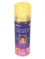 GOLD GLITTER COLOR HAIRSPRAY