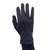 BLACK NYLON GLOVES WITH SNAP