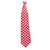 Long Satin Tie - Red