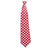 Long Satin Tie - Red