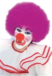 Purple Clown / Afro Wig