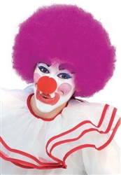 Purple Clown / Afro Wig