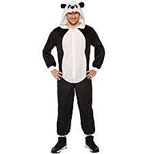 Panda Comfy Wear Adult Jumpsuit Costume - Large/Extra Large