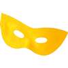 YELLOW SATIN HARLEQUIN MASK