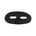 BLACK SATIN DOMINO EYEMASK