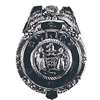 DELUXE SILVER POLICE BADGE