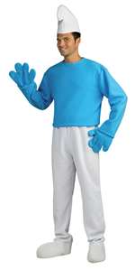 DELUXE SMURF ADULT COSTUME - STANDARD