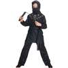 BLACK NINJA CHILD'S COSTUME - SMALL