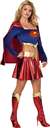 DELUXE SUPERGIRL ADULT COSTUME - MEDIUM