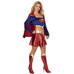 DELUXE SUPERGIRL ADULT COSTUME - EXTRA SMALL