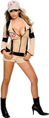 SEXY GHOSTBUSTER ADULT COSTUME - SMALL