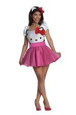 Hello Kitty Tutu Med. Dress Adult Costume