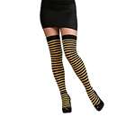 BLACK AND GOLD THIGH HIGHS