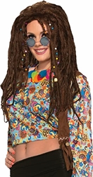 Hippie Dreads Wig - Brown