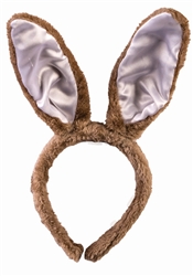 Light Brown Bunny Ears Headband