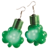 St. Patrick's Day Shamrock Light Up Earrings