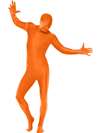Orange Second Skin Large Adult Costume