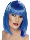 Glam Short Blue Wig