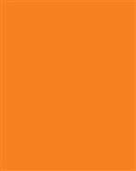 Orange Banquet Tablecover Plastic-54 X108