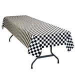 Black And White Checkered Tablecover
