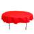 Red Round Plastic Tablecover-84