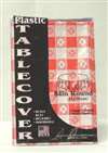 Red Gingham Tablecover - Plastic
