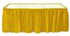 Harvest Yellow Tableskirt - Plastic