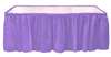 Lavender Tableskirt - Plastic