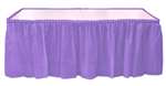 Lavender Tableskirt - Plastic