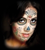 Sugar Skull Face Temporary Tattoo