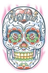 El Amor Day of the Dead Temporary Tattoo