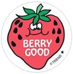 Berry Good Strawberry Scratch N Sniff Stickers