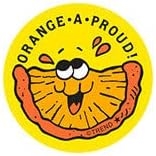 Orange A Proud Orange Candy Scratch N Sniff Stickers