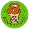 Scooper Dooper Chocolate Scratch N Sniff Stickers