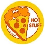 Hot Stuff Pizza Retro Scratch N Sniff Stickers