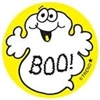 Boo! Coconut Scented Retro Scratch N Sniff Stickers