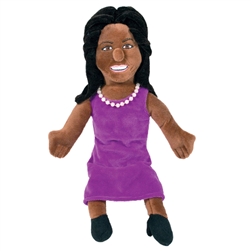 Michelle Obama Little Thinker Plush Doll