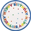Dots & Stars Happy Birthday 7" Plates