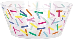 Pink Sprinkles Serving Bowl