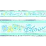 Baby Blue Stitch Foil Banner